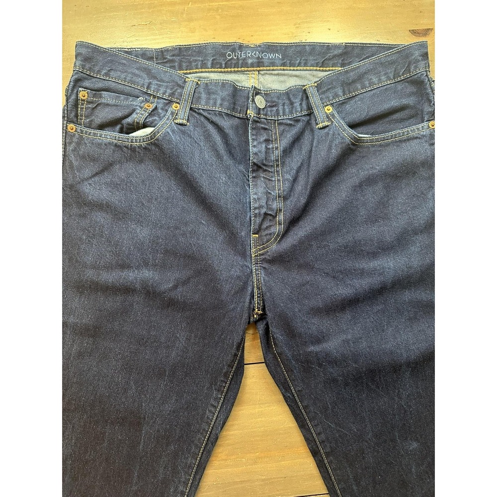 Levi's 511 Jeans Mens 38x32 Dark Wash Blue Denim Slim‎ Fit Outerknown Collab